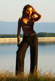 Leinenhose Classic schw.L/XL Leinenhose Classic schw.L/XL