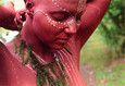 Wilderness Bodypainting Postkarte Wilderness Bodypainting Postkarte