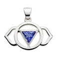 Augenbrauen-Zentrum (Stirn) - Chakra - Anhänger - mit Zirkonia Augenbrauen-Zentrum (Stirn) - Chakra - Anhänger - mit Zirkonia