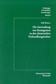 Die Anwendung von Strategemen in der chinesischen Verhandlungskultur Die Anwendung von Strategemen in der chinesischen Verhandlungskultur
