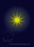 Planeten-Bewegungs-Bild Venus - Saturn - heliozentrisch (Postkarte)