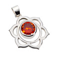 Sakral-Zentrum - Chakra - Anhänger - mit Zirkonia Sakral-Zentrum - Chakra - Anhänger - mit Zirkonia