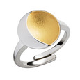 Sonne und Mond - Ring - teilvergoldet Sonne und Mond - Ring - teilvergoldet