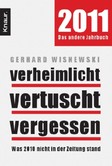Verheimlicht, vertuscht, vergessen 2011 Verheimlicht, vertuscht, vergessen 2011
