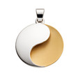 Yin-Yang - Anhänger - teilvergoldet Yin-Yang - Anhänger - teilvergoldet